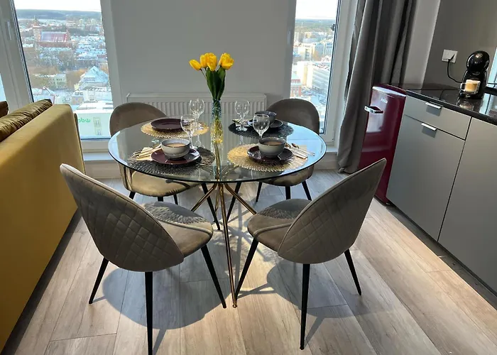 Z Widokiem Na 16 Pietrze 公寓 奥尔什丁